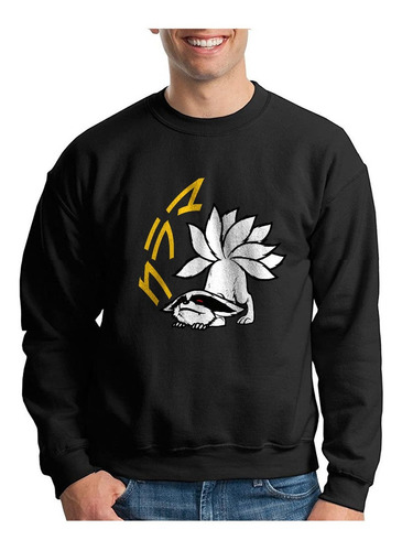 Buzo Kurama Naruto Anime Serie Zorro Crewneck Cuello Redondo