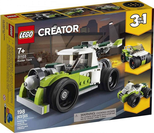 Set Juguete De Construcción Lego Crator Rocket Truck 31103