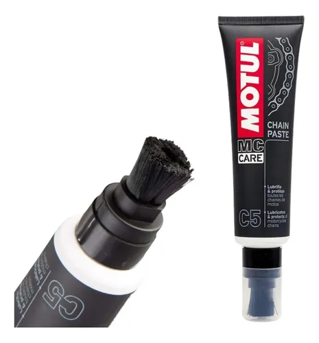 Motul C5 Lubricante Cadena+ Cepillo + Desengrasante+ Shampoo