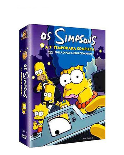 Box - Coleção Os Simpsons 7° Temporada (4 Dvds)