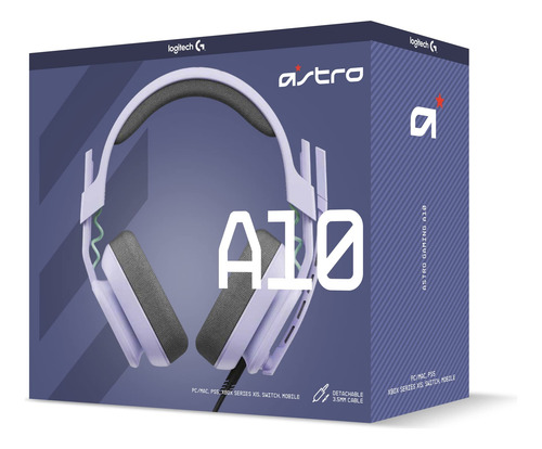 Fone De Ouvido Para Jogos Astro A10 Gen 2 Wired Lilac Xbox/p