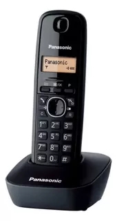 Teléfono Panasonic KX-TG1611 inalámbrico 220V - color negro