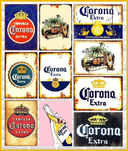 Chapas Vintage  (tipo Cuadros ) - Decorativas  Corona