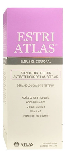  Estri Atlas Emulsion Estrias Y Cicatrices X 230g