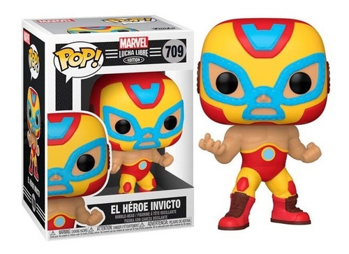 Funko Pop El Heroe Invicto #709 Lucha Libre Iron Man