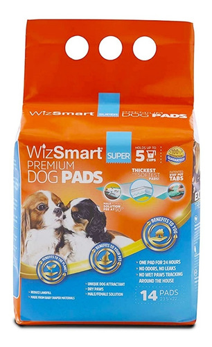 Paños Wiz Smart Super De Adiestramiento Para Perro 14 Uni