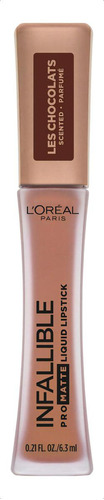Labial L'Oréal Paris Pro matte Infallible color sweet tooth