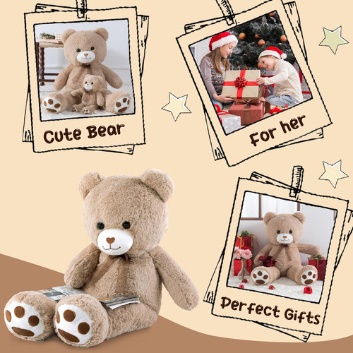 Peluche Zgxiong Con Forma De Oso De Peluche, 90 Cm, Color Ma