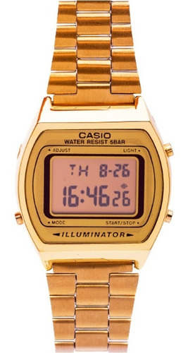 Reloj Casio Digital Oro Rosa, Reloj Casio Rosa Oro.