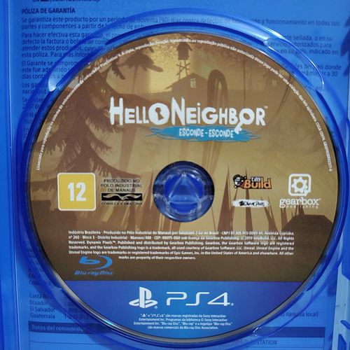 Jogo Hello Neighbor Ps4 Pique Esconde Esconde Mídia Física (Usado)