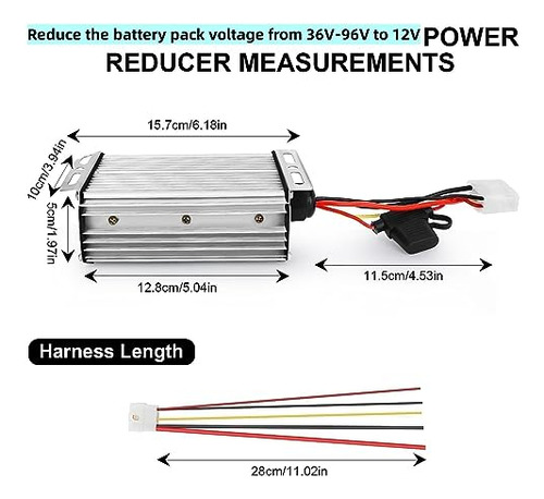 Pack Convertidor Dc-dc 12v 30a Para Equipos De Alto Voltaje