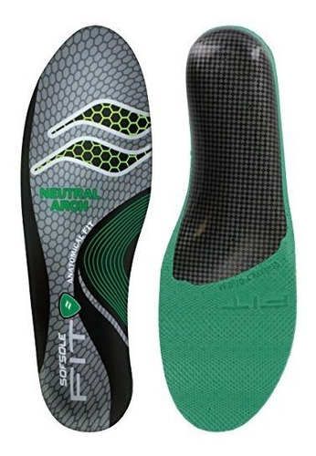 Sof Sole Women's Low Arch Unisex Fit Support Insoles