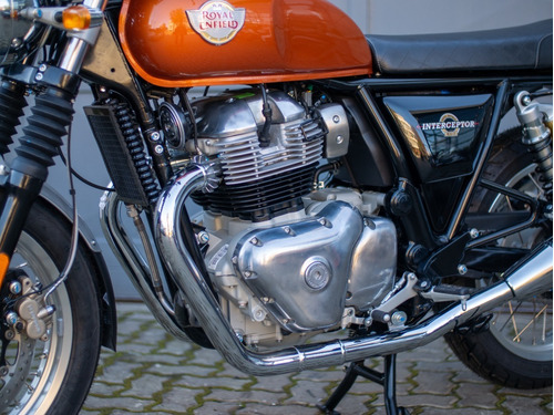 Imagen 13 de 25 de Royal Enfield Interceptor 650 Orange Crush Reserva Inmediata