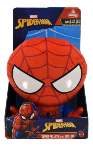 Spiderman Peluche 25 Cm Con Luz Phi Phi Toys Mv012