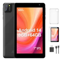 Comprar Android Tablet 7 Pulgadas Android 14 Tablets, 8gb Ram 64g...