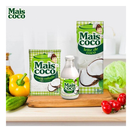Mais Coco Leche De Coco 1 L. Pack X3