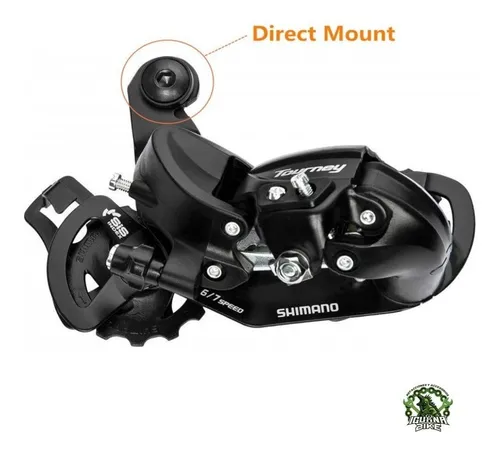 Desviador Trasero Shimano Tourney 6 7 Pasos Rd ty300
