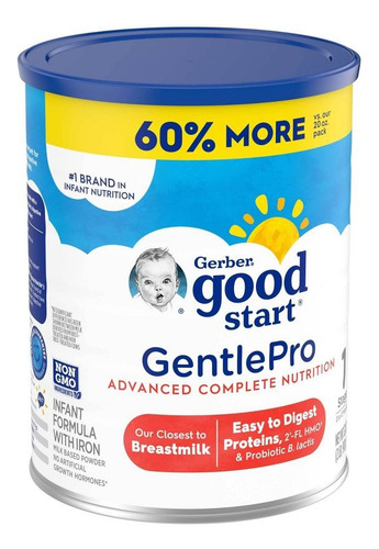 Fórmula En Polvo 0-12 Mes-gerber Good Start Gentlepro 907g