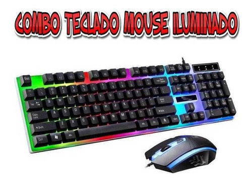 G21 Teclado Led Suspendido Con Cable Usb, Colorido Teclado R