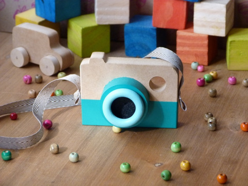 Camara De Fotos De Madera { Montessori, Juguetes De Madera }