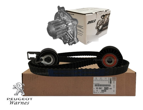 Kit De Distribucion + Bomba Dolz Peugeot Partner 1.6 8v Hdi