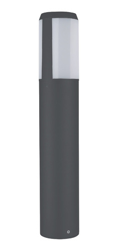 Luminaria Mini Poste Sobreponer Cilindro Aluminio Negro E26 