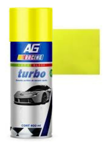 Pintura Aerosol Turbo Secado Rapido Fluorescentes 400 Ml