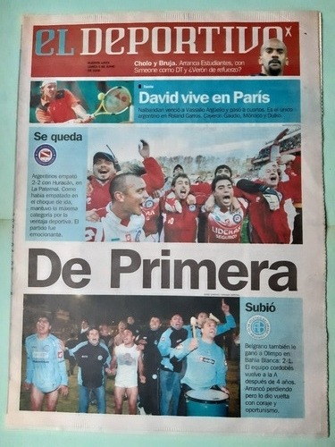 Belgrano Córdoba Asciende / Suple El Deportivo Clarín / 2006