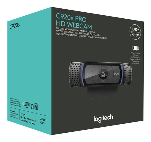 Webcam Logitech Pro Hd C920s