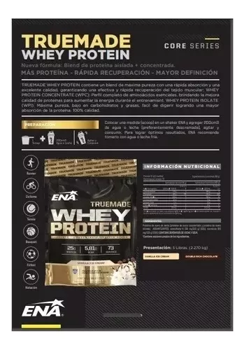 True Made Whey Protein 5lb (2.27 Kg) - Ena Cts