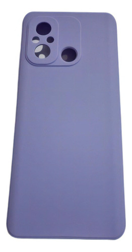 Funda de silicona aterciopelada compatible con Xiaomi Redmi 12c, color lila