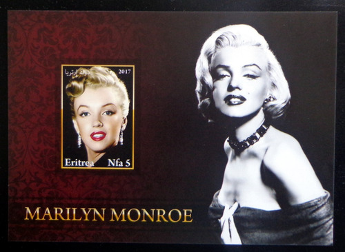 Eritrea Bloque 1 Sello S Dentar Marilyn Monroe 17 Mint L9862