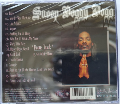 Cd Snoop Doggy Dogg - Snoop World (2003) Original E Lacrado