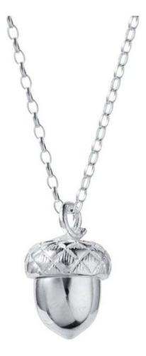 Collar Con Colgante De Bellota Con Forma De Corazón De Piña,