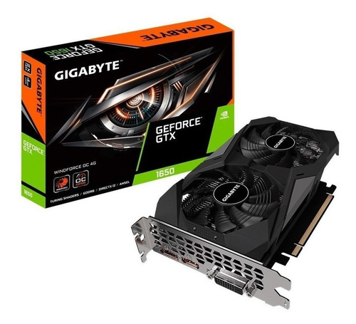Imagen 4 de 4 de Tarjeta de video Nvidia Gigabyte GeForce GTX 16 Series GTX 1650 GV-N1656WF2OC-4GD (REV 1.0) OC Edition 4GB