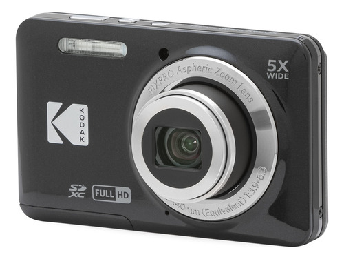 Câmera Digital Kodak Pixpro Fz55-bk 16mp Cmos 5x Zoom 1080p