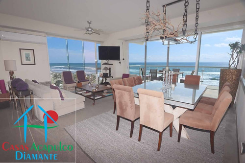 Imagen 1 de 14 de Cad Ocean Front 604. Terraza Con Vista Frontal Al Mar