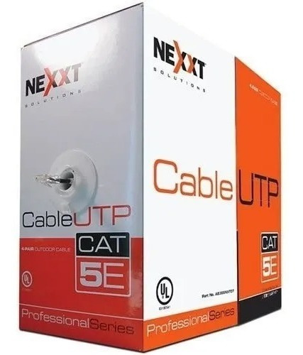 Nexxt Bobina De Cable Utp Cat.5e 4 Pares 24awg Ab355nxt02 Gs