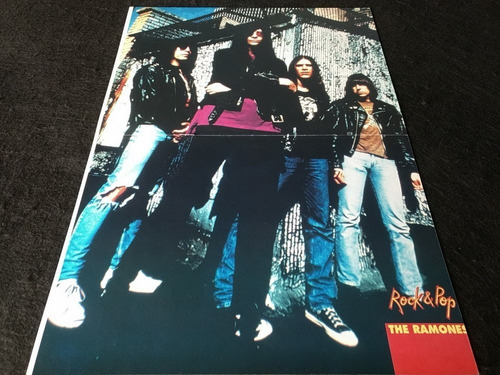 Poster The Ramones * Paralamas * 39 X 28 (n013)