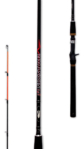Caña De Pescar Pejerrey Cypress Sixstar Negro - 270m X 172g - De Punta Con Resistencia De 20 - 50grs