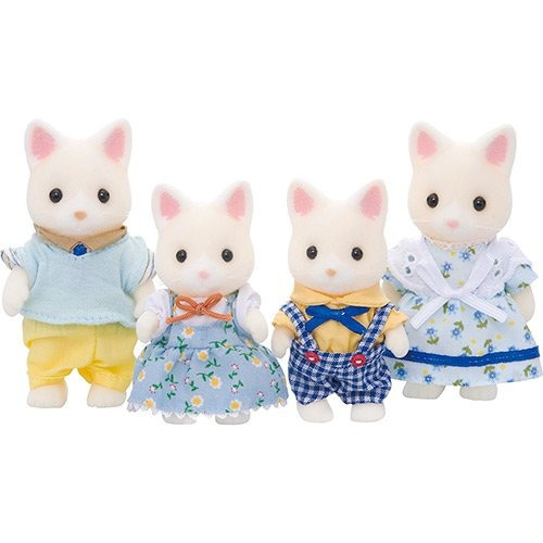 Sylvanian Families Familia Gato De Seda Epoch Magia 3536