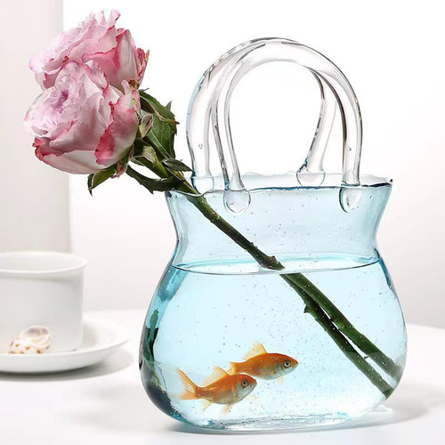 Vaso De Bolsa De Vidro Vaso De Saco De Vidro Vaso De Flores