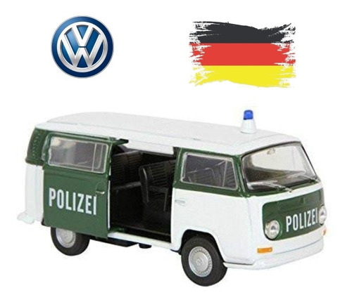 Volkswagen Combi T2 Colección Autos Policía, Alemania 1:36