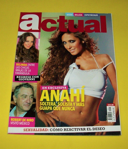 Anahi Revista Actual Dolores Del Rio Yuridia Lady Gaga Belin