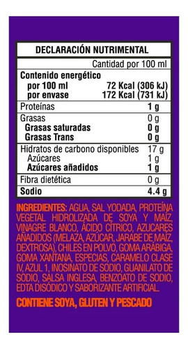 3 Salsa Mezcla Miche Mix Con Sal Picante Especias 240ml C/u