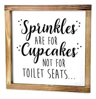 Los Sprinkles Son Cupcakes, No Asientos De Inodoro, 12 ...