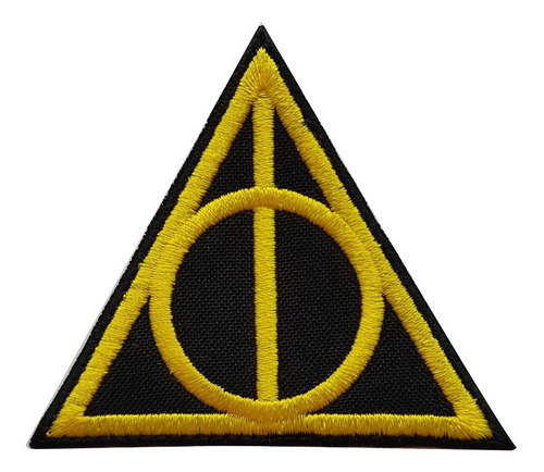 Parche Bordado Logo Harry Potter Reliquias De La Muerte