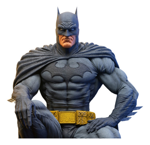 Batman Clássico - Em Resina Pintada No Aerógrafo Pro.