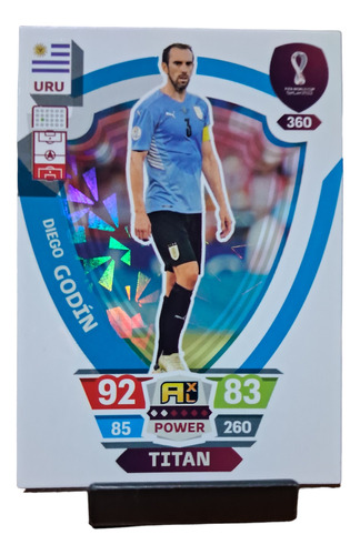 Adrenalyn Qatar 2022 Panini Diego Godin Titan Uruguay