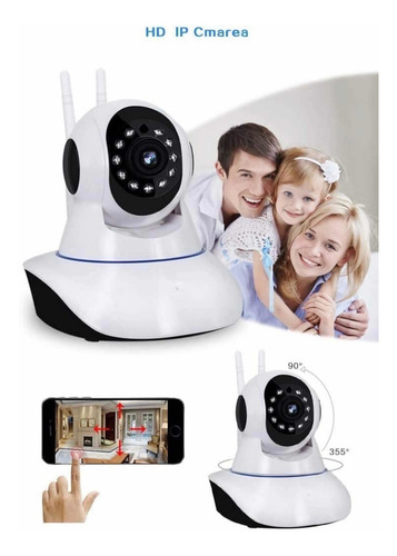 Imagen 2 de 3 de Cámara Seguridad Robotizada Audio Hd Controlada Con Celular